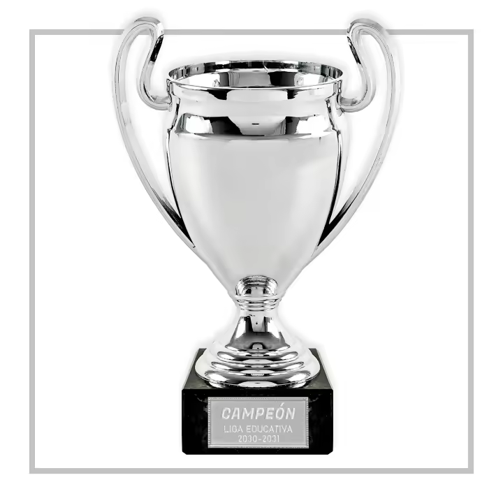 RegaloVip.es - Replica Trofeo Champions, con chapa para personalizar, regalos personalizados, copa personalizada, regalos originales, deportes, copa de Europa. - 1