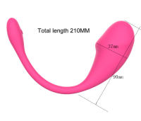 Vibrador Para Mujeres Con Dildo Wear G Spot Clit Estimulador Pantalones Control Remoto APP Masturbador Anal Juguetes Sexuales Adultos Silicone Material 9.5*8*3.5cm - details 9
