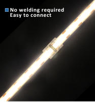 Conector De Enlace De Tira LED Flexible 2Pines 8mm 10mm PCB Para 2835 5050 SMD COB Luz De Tira LED Sin Soldadura Necesaria - details 11