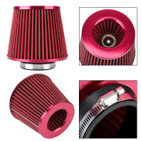Filtro De Aire Para Coche 3 Pulgadas Kit De Admisión De Alta Fluidez Protector De Motor Universal Accesorios De Auto Mesh Cone 76MM - details 3