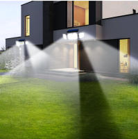 Luz Solar Exterior Ajustable Con 3 Cabezas Y 3 Modos Sensor De Movimiento Inalámbrico Impermeable 167 LEDs Luz De Punto Y Ancho - details 12