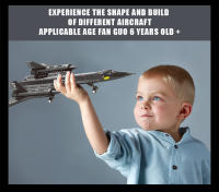 Bloques De Construcción Para Avión Rotor Inclinado VMM-22 460Pcs Kit De Modelado Militar Para Niños Y Adultos Juguete Educativo - details 1