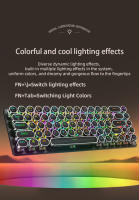 Teclado Mecánico DK68 Punk Con Iluminación RGB Dinámica 68 Teclas Conexión Bluetooth Tri-modo APAYADO Full-key Hot-swap - details 9