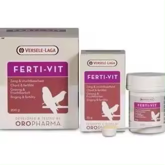 Versele-Laga Estimulante Vitaminado para Aves FERTIVIT VERSELE LAGA 25 Gr - Mejora la Salud de las Aves - 1