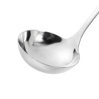 DESEOS Cazo de servir Family | Cucharón de sopa | Acero inoxidable | Mango redondo ergonómico | 28.2cm - details 2