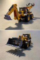 Juguetes Para Niños Camión Miniatura De Aluminio Excavadora Bulldozer Y Grúa Modelo De Vehículo De Tierra Metal Juguete Educativo Para Niños - details 7
