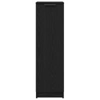 Armario para zapatos vidaXL Negro Roble 29,5x35x100,5 cm Madera - details 4