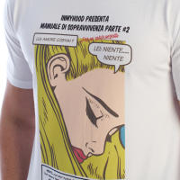 inMyHood-Camiseta Manga Corta Estampado Cómics de Algodón HS24MTS21-B para Hombre