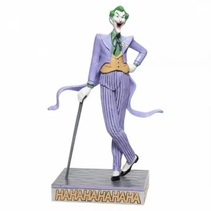 Figura Enesco DC Comics Batman The Joker Hahahaha Versión - Licencia de DC Comics - 21 Cm de Altura - 1