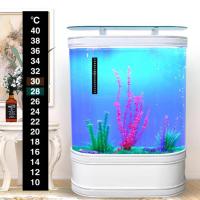Termómetro Adhesivo Para Acuario Rango De Temperatura 10-40℃ Tamaño 13x1.8cm Peso 3g Etiqueta Termométrica Para Tanque De Peces - details 3