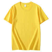Camiseta De Algodón Pesada 220g Para Hombre Y Mujer Con Cuello Redondo Y Mangas Cortas En 8 Colores Sólidos Talla S-4XL - details 4