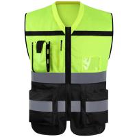 Chaleco Reflector De Alta Visibilidad Para Motocicleta Talla XXL Seguridad Y Advertencia Para Correr Y Ciclar Por Noche - details 5