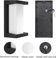 Pcs Aplique Pared Interior LED  Lámpara de pared Moderna 3000K Blanco Cálido Perfecto para Salon Dormitorio Sala Pasillo(2pack) - details 1
