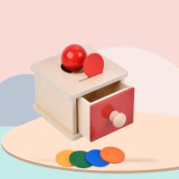 Juguete Montessori Caja De Monedas De Madera Con Juego De Bolas Y Puzzle Doble Cajón Regalo Educativo Para Bebés De 2 a 6 Años - details 7