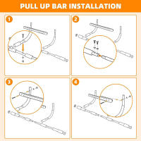 Barra De Entrainamiento Para Puerta Resistente Y Ajustable De Aluminio Para Gimnasio Doméstico Equipo De Fitness De Braza Y Abdomen - details 0