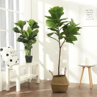 Planta Artificial De Figo Tropical Grande 122cm Hojas Verdes De Plástico Para Decoración De Jardín Habitación Tienda - details 0