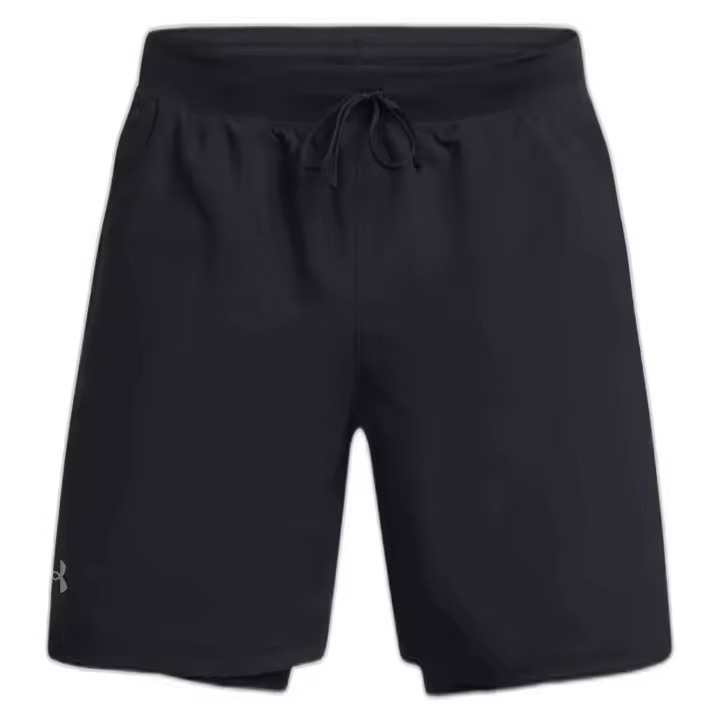 Pantalon Corto Under Armour Launch 7'' 2-In-1 para hombre en color negro - 1