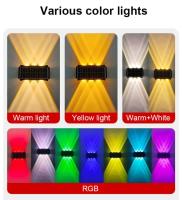 Lámpara De Pared Solar Exterior LED Impermeable Iluminación Moderna Para Jardín Balcones Decoración Luz De Escenario IP65 - details 9