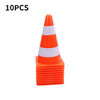Cono Reflector De Alta Visibilidad Para Tráfico Y Parkings 1Set=10Pcs Stake De Barriada No Parking Material PVC - details 9