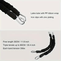 Entrenador De Músculo De Piel De Tobillo Con Cierre De Tobillo Para Fitness Resistencia De Cuerda De Tensión Anti-Rotura Para Entrenamiento De Rodilla Y Cadera Unisex - details 1