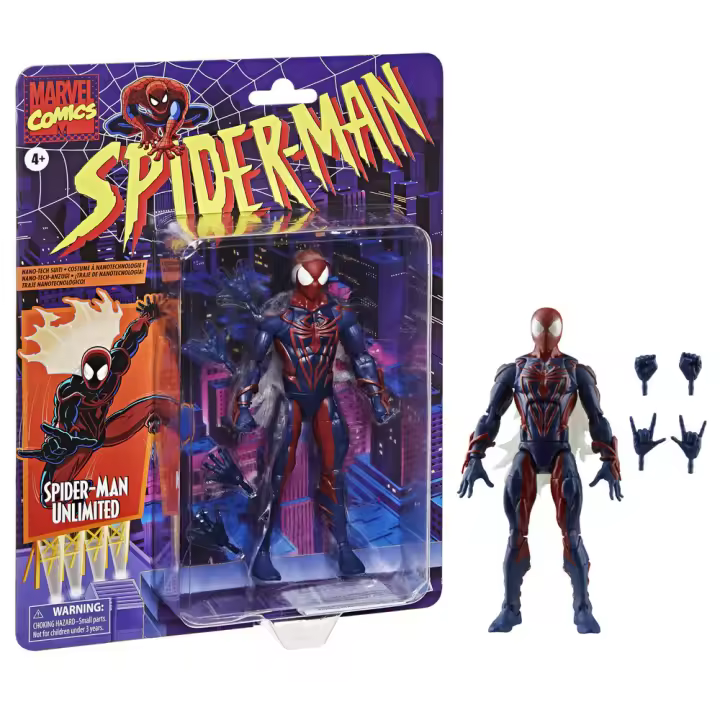 Figura Spider-Man Unlimited Spiderman Marvel Comics 15cmFigura  Coleccionable - Idea de Regalo- Mercancia Oficial - Juguetes para Niños y Adultos - Movies Fans - Muñeco para Coleccionistas y Exposición - 1