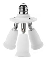 Soporte De Bombilla LED E27 Con Divisor 2 En 1/3 En 1/4 En 1/5 En 1 Soporte De Bombilla Base Socket Adaptador De Luz Para Lámparas - details 3