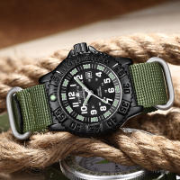Reloj De Cuarzo Para Hombres Addiesdive Deportivo Al Aire Libre Con Tubo Luminoso Y Correa De Nylon 50m Impermeable - details 8