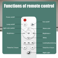 Bombilla LED De Techo Con Ventilador De 40W E27 Control Remoto Inteligente Para Dormitorio Y Sala De Estar Luz Y Ventilador En Uno Moderno Y Eficiente - details 13