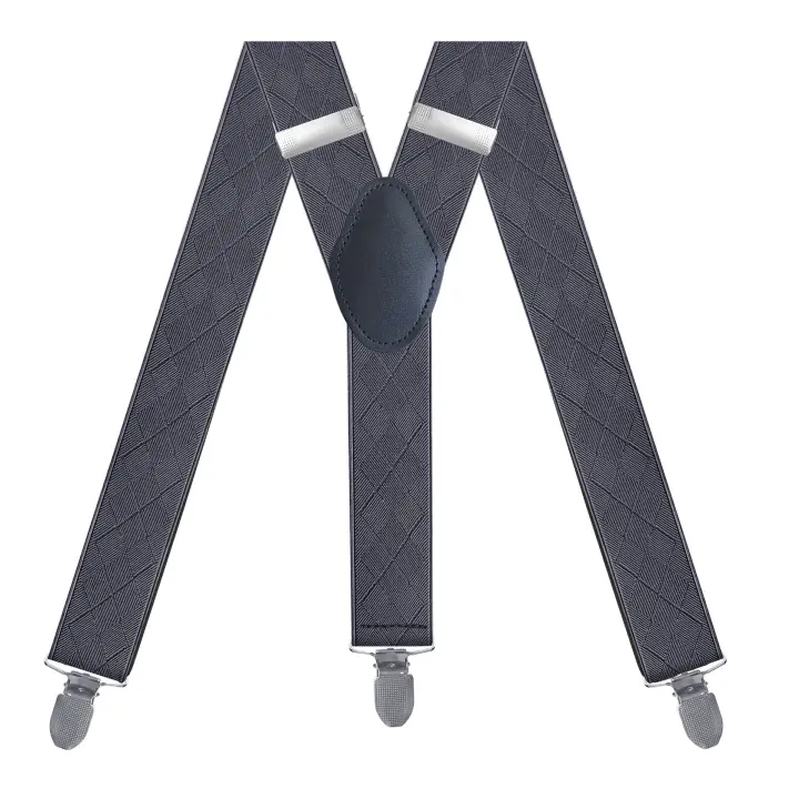 Tirantes en forma de Y de 2.5CM, 3 clips de metal, correas elástica - 1