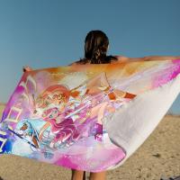 Toalla De Playa LoliRock Anime Dibujos Animados Absorbente Y Suave Para Niños Regalo Ideal Para Viajes Camping Gimnasio - details 4