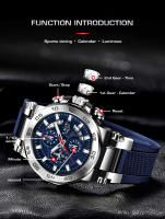 Reloj De Pulsera LIGE Para Hombre Resistente Al Agua Deportivo Militar De Cuarzo Con Fecha Y Manos Luminosas Estilizado Casual - details 4