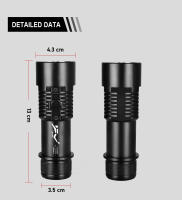 Linterna Submarina Profesional Paweinuo 6500mAh LED XHP160 IPX8 Impermeable Con Correa De Mano Para Diversión Al Aire Libre Y Camping - details 11