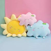 Cartoon Pillow Sun Cloud Cushion Soft Car Cushion Stuffed Plush Toy Creative Home Decor Sun M - details 1