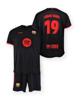 FC Barcelona Conjunto Camiseta y pantalón 2ª EQ 2024/25 - Réplica con Licencia Oficial - Dorsal 19 LAMINE YAMAL - Talla Niños - details 0