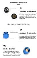 Adaptador De Recarga Para Estufa De Camping Widesea Quemador De Gas Butano Acero Aluminio No Incluye Ignición Venta Por Pieza - details 7