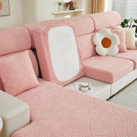 Cubierta De Sofá Con Patrón De Jacquard Rayado Estilo Capa De Ducha Versátil Todo El Año Fácil De Instalar Para Sofá L Asiento Individual Y Sofá De Dos Plazas - details 13