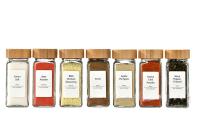 Botella De Condimentos De Madera De Bambú 120ml Con Tapa Cuadrada De 4oz Juego De Pimienta Con Agujero Jarra De Polvo Moderna Sin Químicos Originales En China - details 15