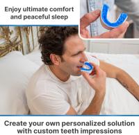Tirantes antironquidos ajustables azules, deja de roncar y mejor El Sueño, ajuste regulable y personalizado, solución a los ronquidos para una noche reparadora y una mejor calidad del Sueño, - details 0
