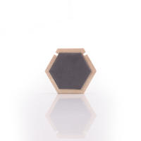 Soporte De Joyería Creativo En Forma Geométrica Madera Para Colgantes Pulseras Pulseras Anulares Expositor De Escritorio - details 12