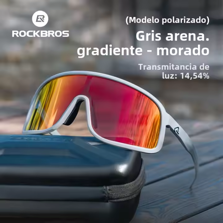 Gafas De Ciclismo ROCKBROS Polarizadas UV400 Para Hombres Y Mujeres Gafas De Sol Para Montar Bicicleta En Carretera Y Montaña Protección Exterior - 1