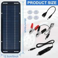 Kit De Panel Solar 12V IP65 Impermeable Cargador De Batería De Coche Eficiente Y Portátil Para Trickle Charging - details 6