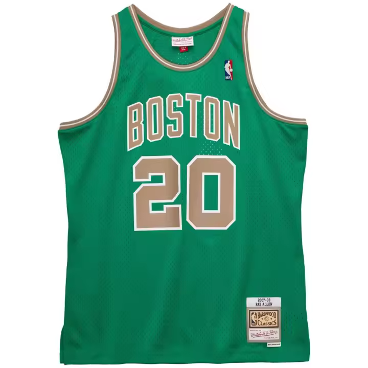 Camiseta de Baloncesto Mitchell & Ness Nba Swingman Boston Celtics 2007/08 para hombre en color verde - 1