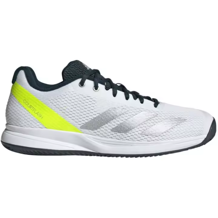 Zapatillas Adidas Courtflash Speed 2 Blanco Plata Limon - 1