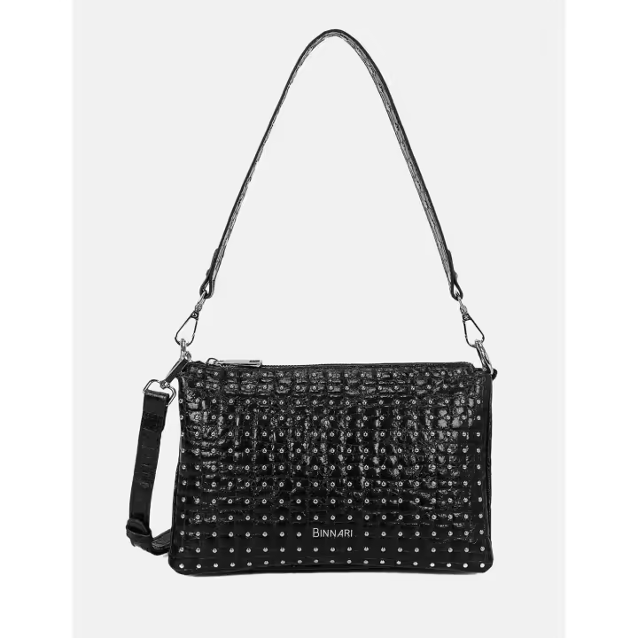 BINNARI Bolso Bandolera BINNARI Mujer Negro  (Mod: 20572) - 1