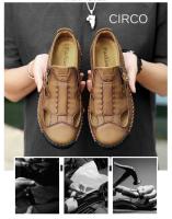 Sandalias De Verano Para Hombre De Alta Calidad Transpirables Y Cómodas Zapatillas De Playa Clásicas De Cuero Artificial Con Suela De Goma - details 2