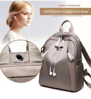 Mochila para Mujeres calidad Escuela Bolsas Mujer color sólido Viaje Pequeño Bolso Femenino multi función Bolsa - details 0
