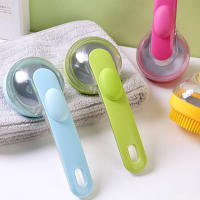 Cepillo De Baño Con Mango Largo Para Masaje Del Escalpelo Y Exfoliación De Cuerpo Herramientas De Peinado Para El Cabello Presiona Para Dispensar - details 4