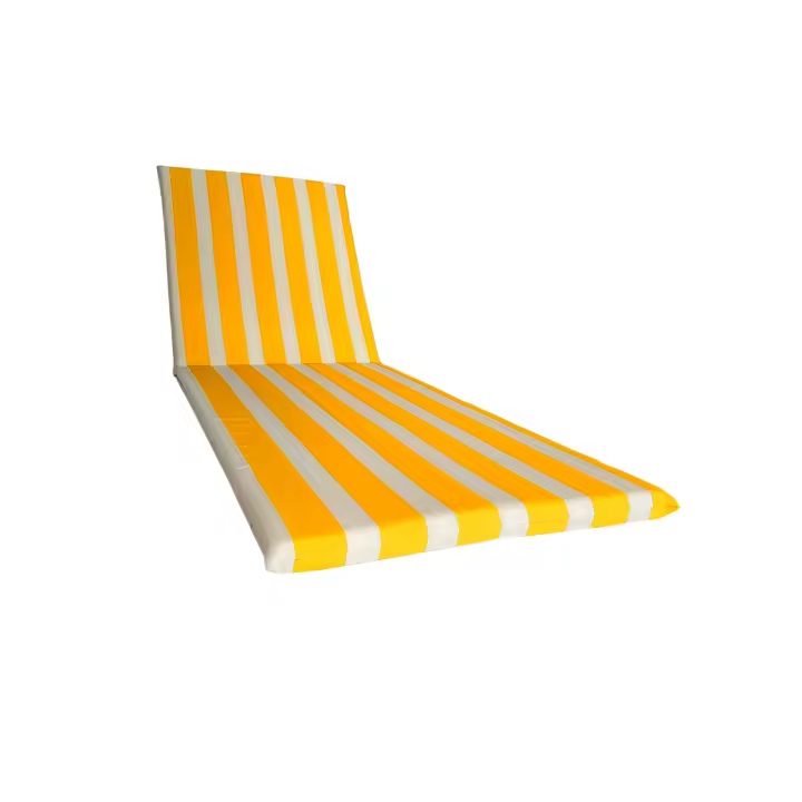 Your Craftsman Design-Algodón Impermeable para Tumbona with Funda - 190x60 cm Poliéster Hidrorrepelente y Resistant to Los Rayos UV-Algodón Desmontable Hecho en Italy - 1
