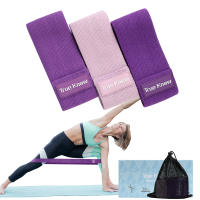 Banda De Resistencia De Tela Para Ejercicio Y Fitness Con 3 Niveles De Resistencia Para Entrenamiento De Fortaleza Yoga Pilates - details 2