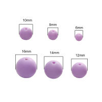 Todas Las Tallas Disponibles (6/8/10/12/14/16mm) De Bolas De Acrílico Mate Para Joyería DIY Macaroon Spacer Beads Para Pulseras Collares Y Aretes - details 3